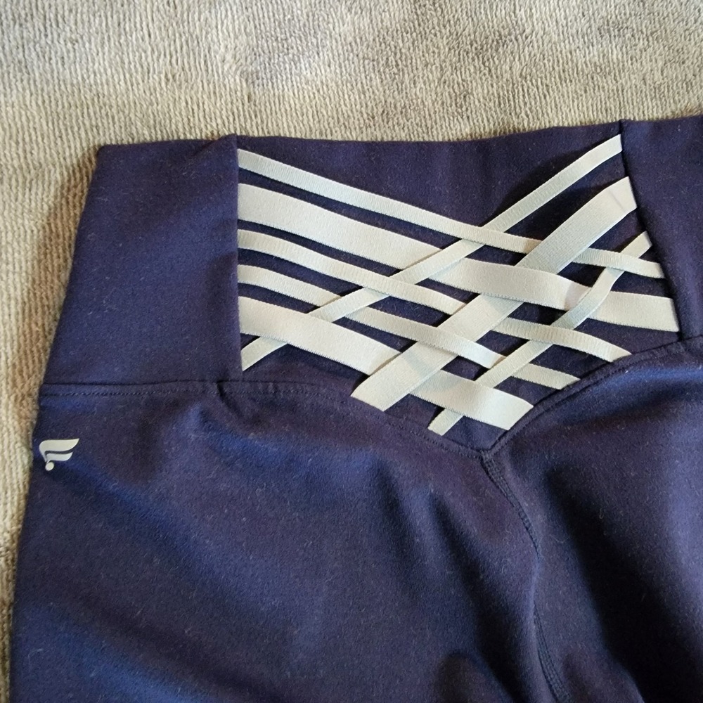 Fabletics Powerhold Women's Blue Athletic Leggings Size XS - Picture 4 of 4